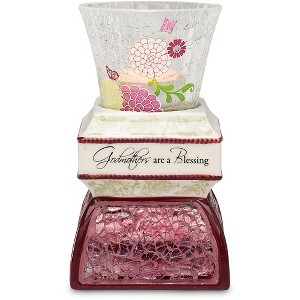 Pavilion Gift Company - Godmother - 5.5" Tealight Holder - Candle Holders - 1 of 4