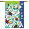 Briarwood Lane House Flag 40x28 For Outdoor Ladybugs Spring For Spring House Flag - 2 of 4