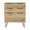 PAGED Dresser with Hairpin Legs, Chest of Drawers with Drawers for Living Room, Hallway - 3 of 4