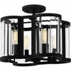 Quoizel Lighting 4 - Light Semi-Flush Mount in  Matte Black - 4 of 4