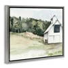 Stupell Industries Quiet Countryside Farmhouse Cottage Green Pasture Floating Frame Canvas Art - 2 of 4