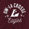 Men's University of Wisconsin La Crosse Official Eagles T-Shirt Maroon - 2 of 4