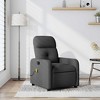 vidaXL Massage Recliner Chair Dark gray - 2 of 4