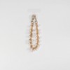 Hello Lux Metal Chain with Faux Pearls Phone Wristlet - Gold - 3 of 4