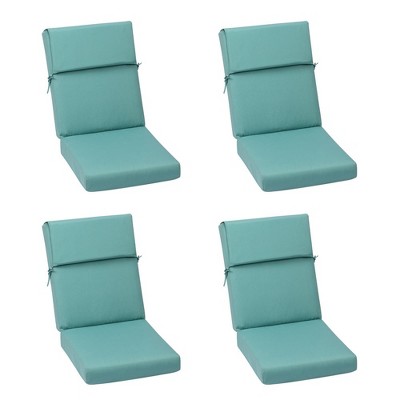 Aoodor 20.4 in. x 47 in. High Back Chair Cushions Replacement Patio Chair  Seat Cushions (Set of 4) 800-180-CR1 - The Home Depot