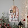 Northlight 19.5" Snowmen Merry Christmas Tag Wall Sign - 3 of 4