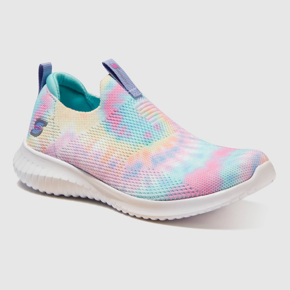 S Sport By Skechers Girls' Katya Tie-Dye Slip-On Performance Sneakers - 13, One Color