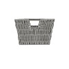 Simplify 3pc Rattan Tote Set with Sterling Silver Handles Gray - image 4 of 4