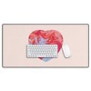 El buen limon Heart and love retro psychedelic Desk Mat - Deny Designs - 2 of 4