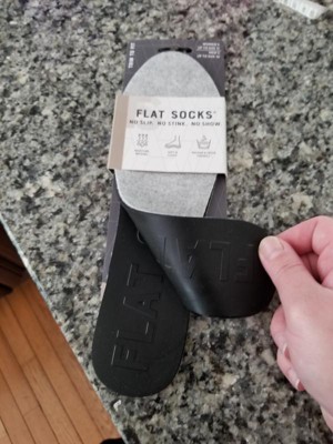 Flat Socks No Show Cushioned Socks - Gray : Target