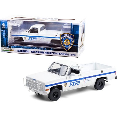 1984 Chevrolet CUCV M1008 Pickup Truck White "NYPD" (New York City Police Department) 1/18 Diecast Model Car by Greenlight