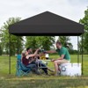 10X10FT Pop Up Canopy - Commercial Instant Shelter, Adjustable Heights, with Wheeled Bag, Portable Gazebo for Patio, Deck, Garden, Beach - 3 of 4