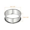 Unique Bargains Stainless Steel Double Rolled Nonstick Durable Cake Rings - 2 of 4