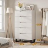 5 Dresser for Bedroom, 51" Tall Dresser, Freestanding Vertical Drawer Dresser with Storage - 2 of 4