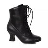 Victorian 2.5" Heel Women's Mid Calf Lace Up Costume Boot (Black) - 2 of 4