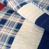 Greenland Home Fashions Nautical Stripes Throw, 100% Cotton Prewashed Quilt, 50"x60", Machine Washable and Durable - 3 of 4