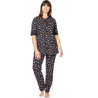 black multi floral
