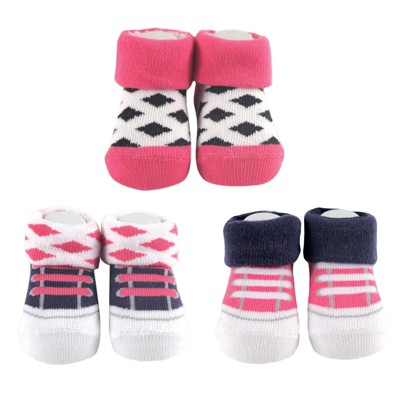 Yoga Sprout Baby Girl Socks Giftset, Pink Bird, One Size