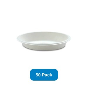 Responsible Products 20 oz Oval Bowl Sugarcane Fiber Burrito Bowl - Pack of 50 - 1 of 3