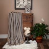 Parkland Collection,Jax Casual Brown 52" X 67" Woven Handloom Throw - 2 of 4