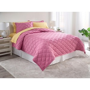BrylaneHome BH Studio Jersey Quilt Set - 1 of 2