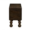 CAVINAS 23.6"Wood Nightstand with Drawer,Vintage Bedside Table with Solid Wood Leg with Rivet Trim,Modern Nightstand for Bedroom - 3 of 4