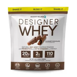 Designer Protein Whey Gourmet Chocolate - 64oz