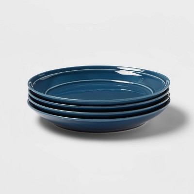 Your Choice Details about   Set of 2 Threshold Gray Or Aqua Blue Dinner or Salad Plates 