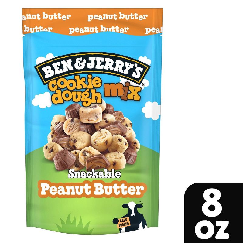 Ben &#38; Jerry&#39;s Peanut Butter Frozen Cookie Dough Mix- 8oz, 1 of 9