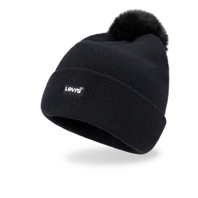 Levi's Women's Relaxed Cuffed Beanie with Pom