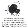 Amerock Blackrock Round Cabinet or Furniture Knob - 4 of 4