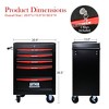 VASIP Rolling Metal Tool Chest with 4 Drawers, Steel Tool Chest Cabinet with Ball Bearing  Drawer Slides for Home,Garage - 2 of 4
