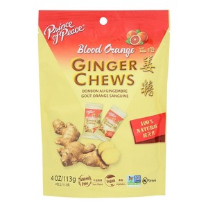 Prince Of Peace Blood Orange Ginger Chews - 4 oz - 1 of 4