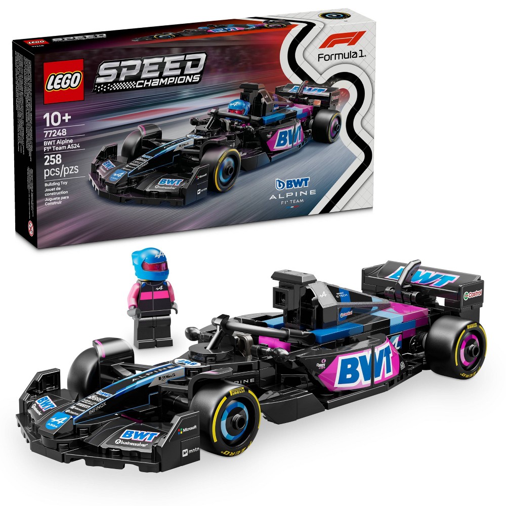 Photos - Construction Toy Lego Speed Champions BWT Alpine F1 Team A524 Race Car Toy Building Set 77248 