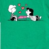 Boys' - Peanuts - Lucy And Schroeder Heart Thoughts Short Sleeve Graphic T-Shirt - 2 of 4