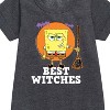 - SpongeBob SquarePants - Best Witches Graphic Short Sleeve Fleece Dress - 2 of 4