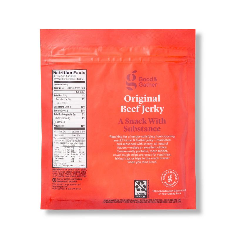 Original Beef Jerky - 2.85oz - Good &#38; Gather&#8482;, 4 of 5