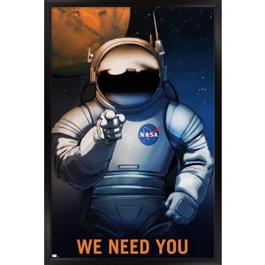 Trends International NASA - We Need You Framed Wall Poster Prints - 1 of 4