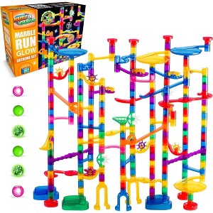 Marble Genius Marble Glow Run Race Track Set - 300 pcs, Glow in the Dark, Great Gifts for Kids, Extreme Set - 1 of 4