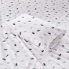 4 Pcs Ultra-Soft Novelty Printed Cotton Flannel Bedding Set, Premium Cozy Sheet Set for All Seasons, Queen / King Fitted Sheet, Flat Sheet - 2 of 4