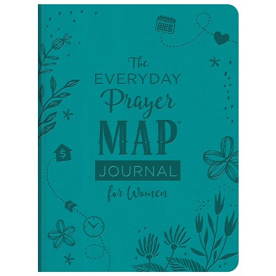 The Everyday Prayer Map Journal For Women - (faith Maps) By Compiled By  Barbour Staff (leather Bound) : Target