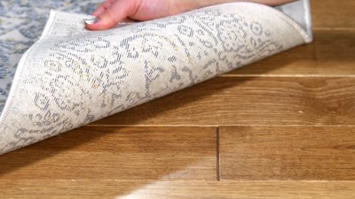 Elegant Princeton Vintage-Styled 4' x 6' Gray Wool Blend Area Rug