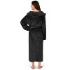 PAVILIA Women Robe with Hood, Fleece Plush Soft Long Hooded Robe, Fluffy Fuzzy Cozy Warm Bathrobe Shower Spa House - 2 of 4
