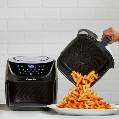 PowerXL Vortex Pro Air Fryer 8qt - Black: 1700W, Nonstick, Dishwasher-Safe, Automatic Shut-Off - Thumbnail 3