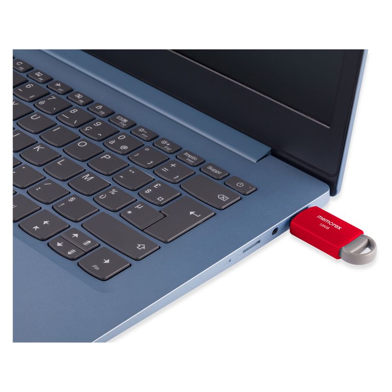 Memorex 128GB Flash Drive USB 2.0 - Red (32020012821), 6 of 8
