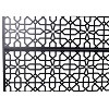 PAGED Privacy Screen Modern Metal Fence Partition Panel with Geometric Pattern for Balcony Garden Room Divider, 76" H×48" W - 3 of 4