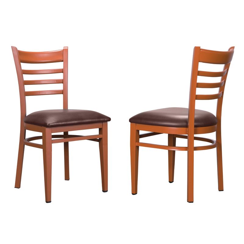 Set of 2 Baxter Metal Side Chairs - Linon, 1 of 12