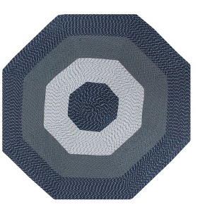 Country Stripe Collection 100% Polypropylene Reversible Indoor Area Utility Rug - Better Trends - 1 of 4