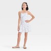 Girls' Drop Waist Strappy Tiered Dress - art class™ - 3 of 3
