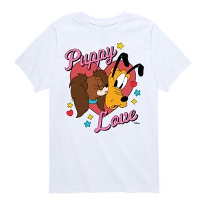 Boys' - Disney - Fifi And Pluto Puppy Love Short Sleeve Graphic T-Shirt - 1 of 4